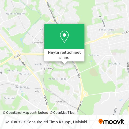 Koulutus Ja Konsultointi Timo Kauppi kartta