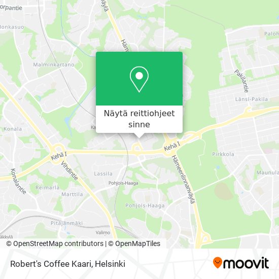 Robert's Coffee Kaari kartta
