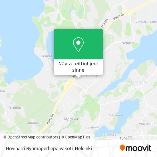 Hovinarri Ryhmäperhepäiväkoti kartta