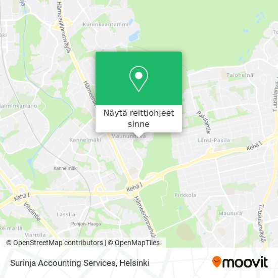 Surinja Accounting Services kartta