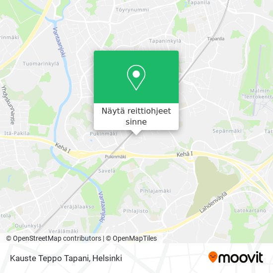 Kauste Teppo Tapani kartta