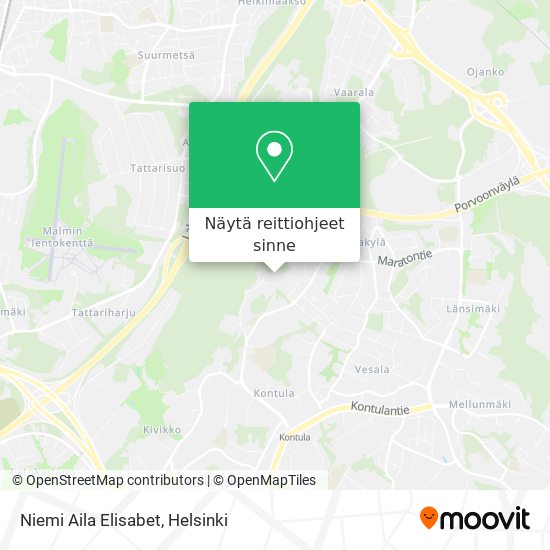 Niemi Aila Elisabet kartta
