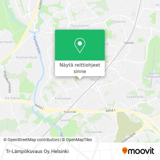 Tr-Lämpökuvaus Oy kartta