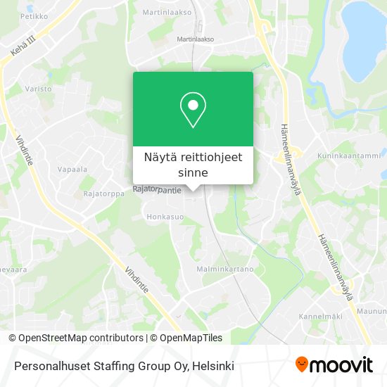 Personalhuset Staffing Group Oy kartta