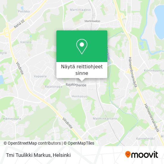Tmi Tuulikki Markus kartta