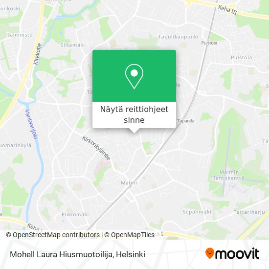 Mohell Laura Hiusmuotoilija kartta