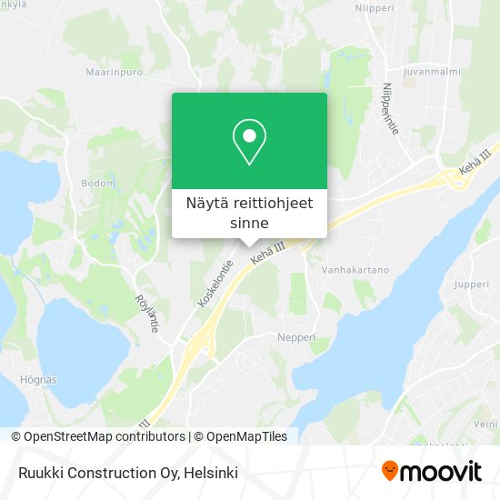 Ruukki Construction Oy kartta