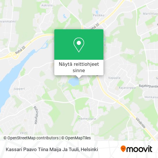 Kassari Paavo Tiina Maija Ja Tuuli kartta