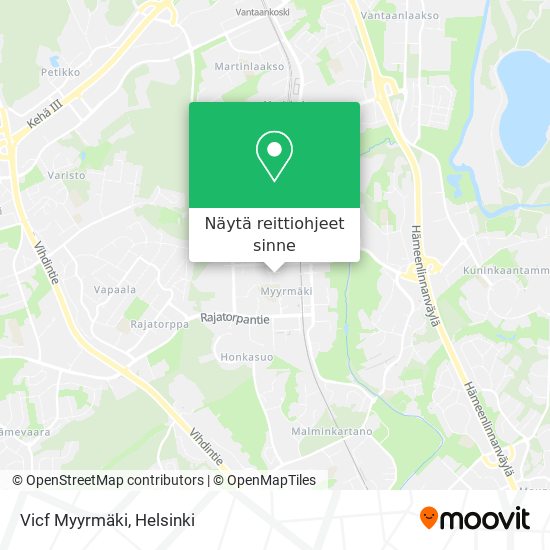 Vicf Myyrmäki kartta