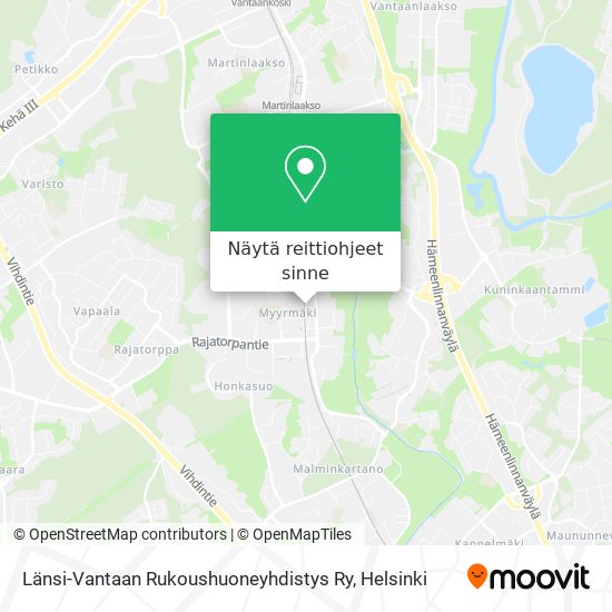 Länsi-Vantaan Rukoushuoneyhdistys Ry kartta