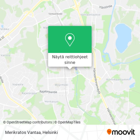 Merikratos Vantaa kartta