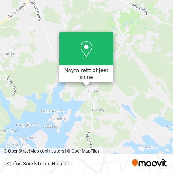 Stefan Sandström kartta