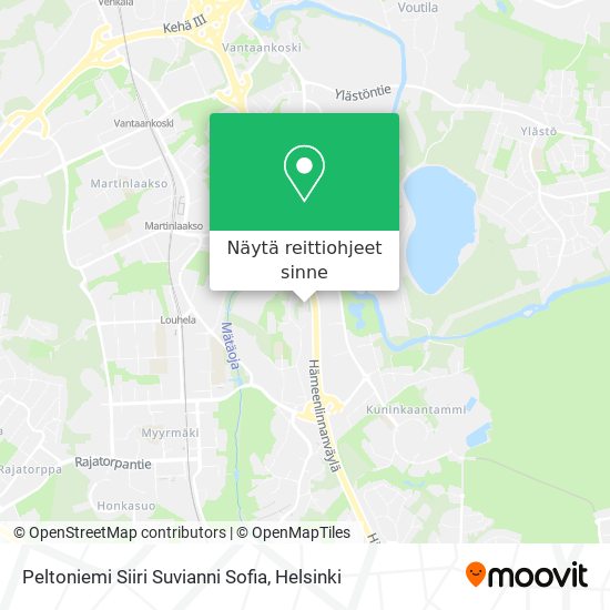 Peltoniemi Siiri Suvianni Sofia kartta