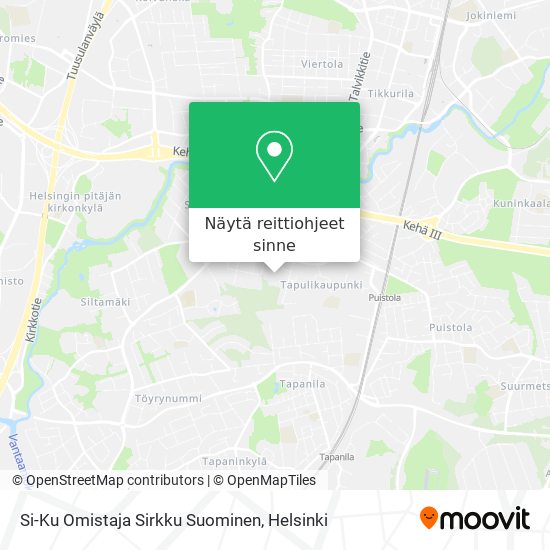 Si-Ku Omistaja Sirkku Suominen kartta