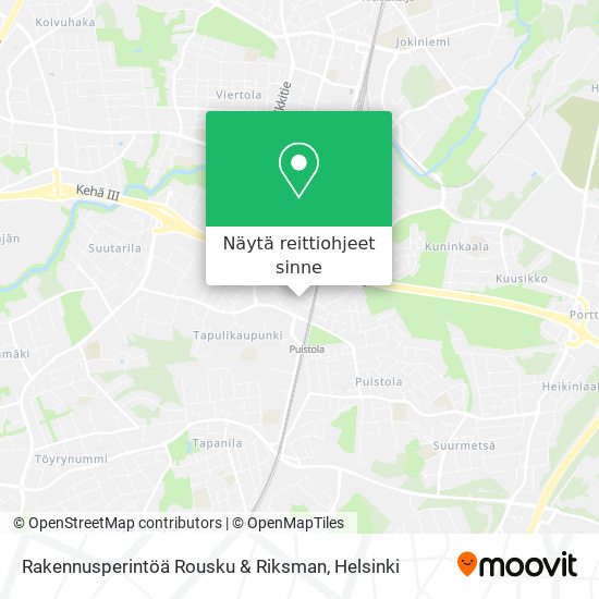 Rakennusperintöä Rousku & Riksman kartta