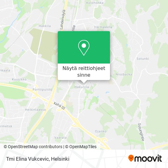 Tmi Elina Vukcevic kartta