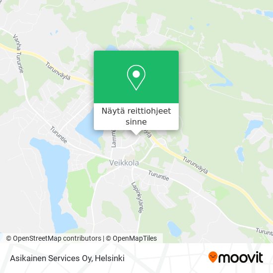 Asikainen Services Oy kartta