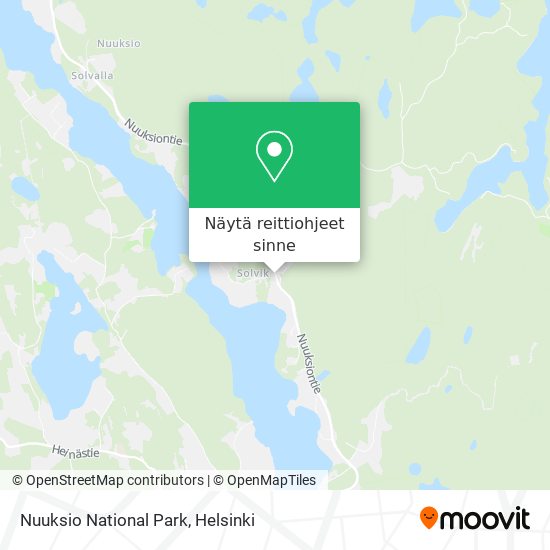Nuuksio National Park kartta