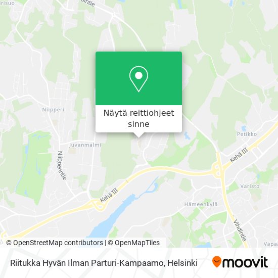 Riitukka Hyvän Ilman Parturi-Kampaamo kartta