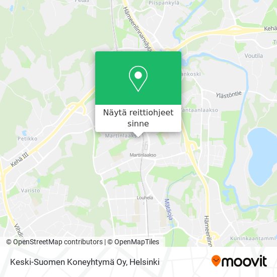 Keski-Suomen Koneyhtymä Oy kartta