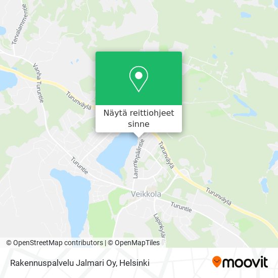 Rakennuspalvelu Jalmari Oy kartta