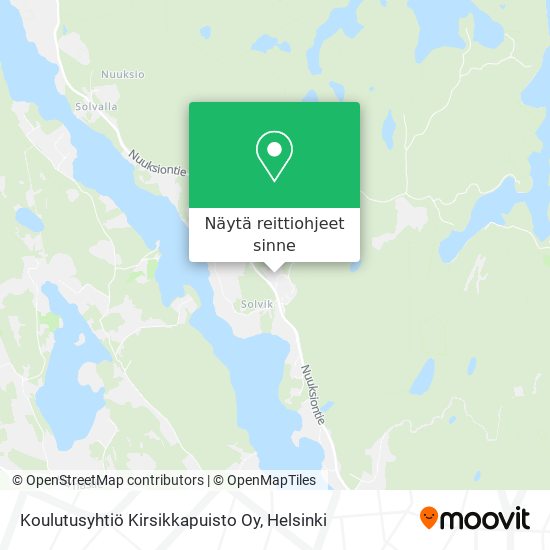 Koulutusyhtiö Kirsikkapuisto Oy kartta