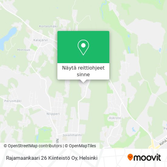 Rajamaankaari 26 Kiinteistö Oy kartta