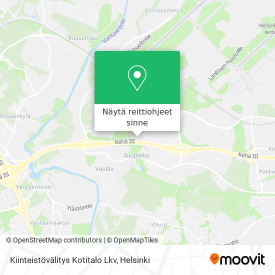 Kiinteistövälitys Kotitalo Lkv kartta