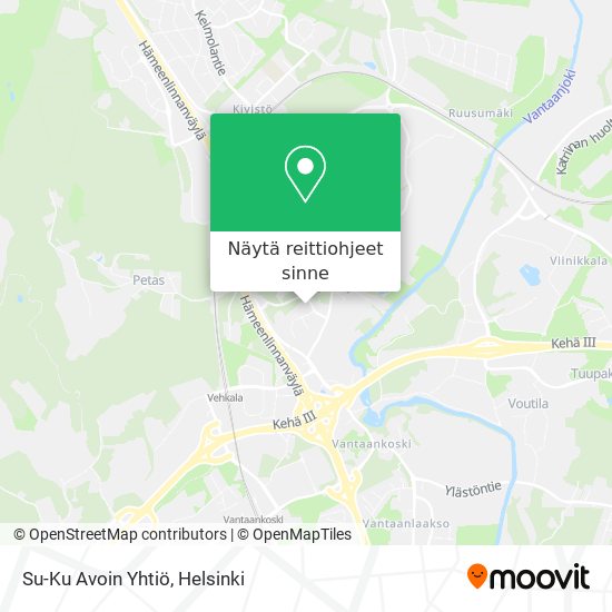 Su-Ku Avoin Yhtiö kartta