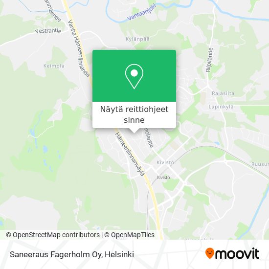 Saneeraus Fagerholm Oy kartta