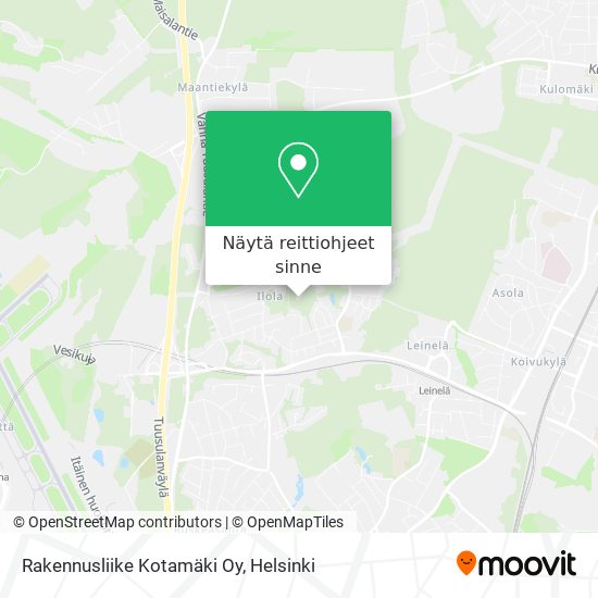 Rakennusliike Kotamäki Oy kartta