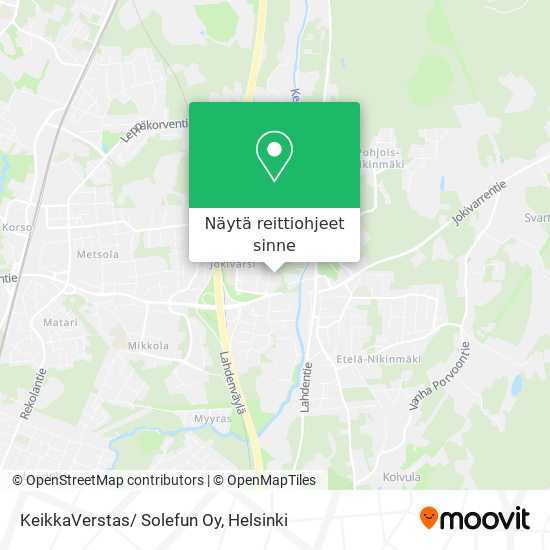 KeikkaVerstas/ Solefun Oy kartta