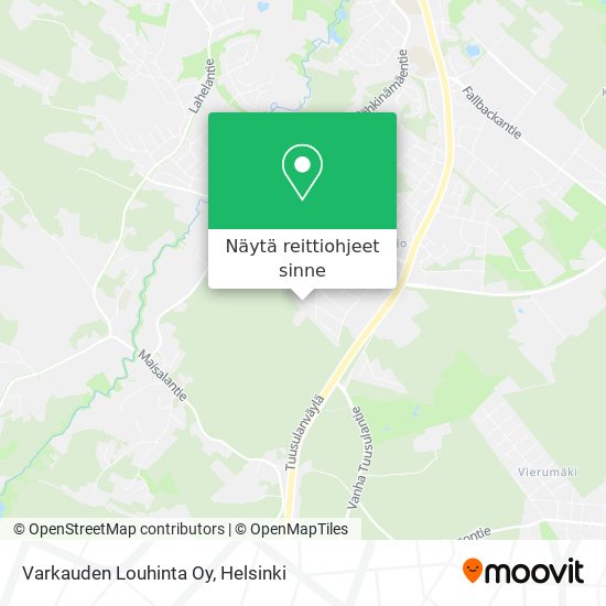 Varkauden Louhinta Oy kartta