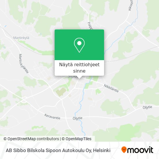 AB Sibbo Bilskola Sipoon Autokoulu Oy kartta
