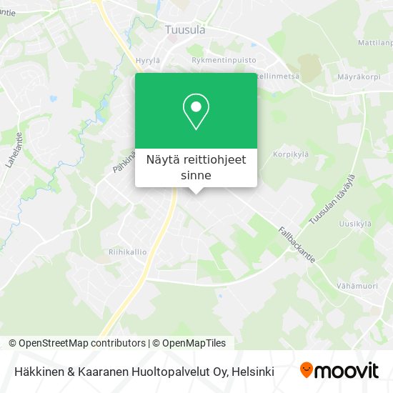 Häkkinen & Kaaranen Huoltopalvelut Oy kartta