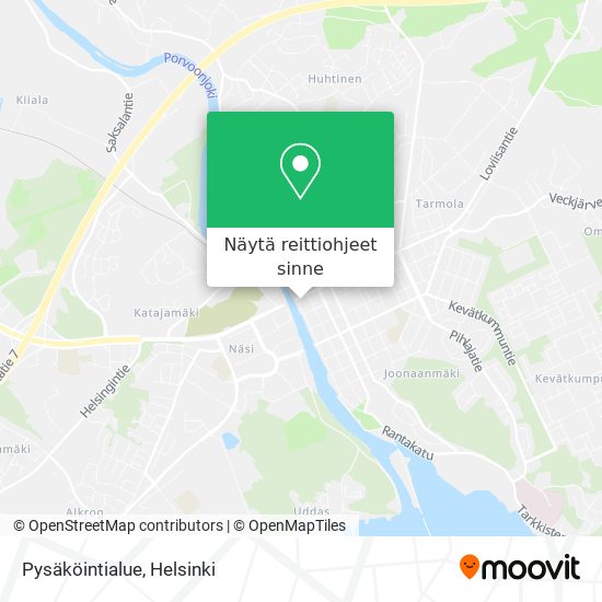 Pysäköintialue kartta