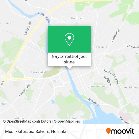 Musiikkiterapia Salvere kartta