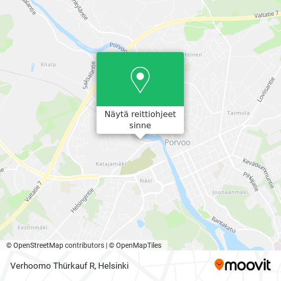 Verhoomo Thürkauf R kartta