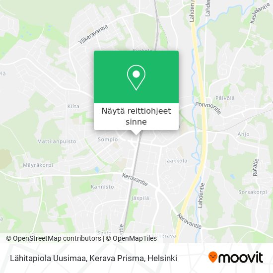 Lähitapiola Uusimaa, Kerava Prisma kartta