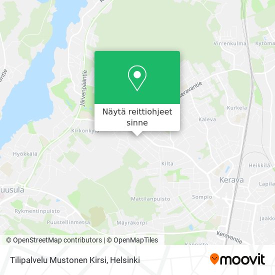 Tilipalvelu Mustonen Kirsi kartta