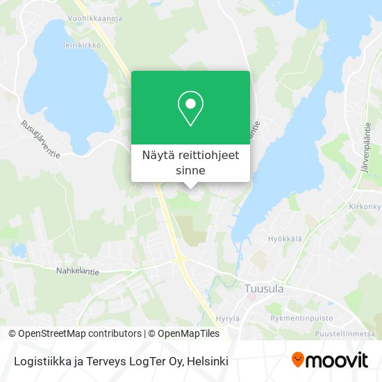 Logistiikka ja Terveys LogTer Oy kartta