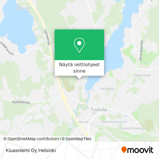 Kiuasniemi Oy kartta