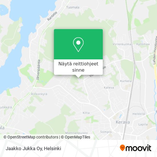 Jaakko Jukka Oy kartta