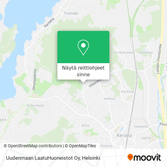 Uudenmaan LaatuHuoneistot Oy kartta