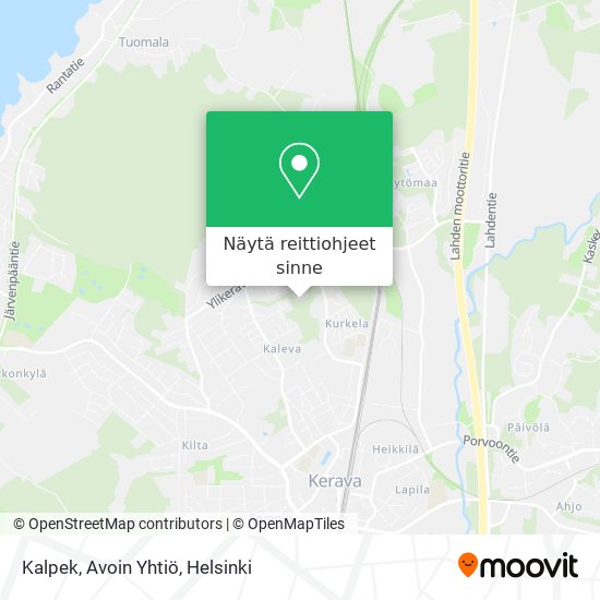 Kalpek, Avoin Yhtiö kartta