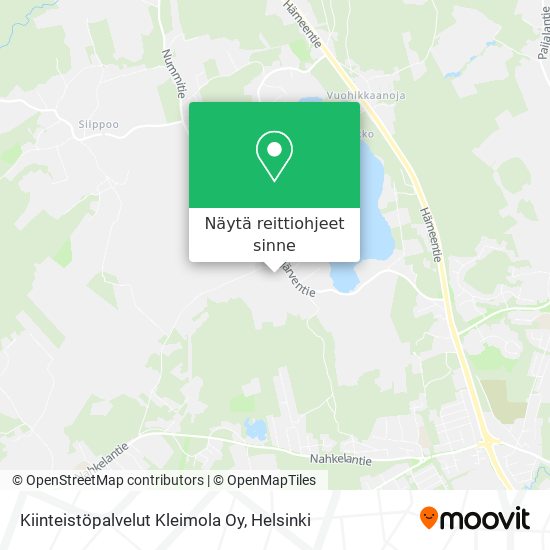 Kiinteistöpalvelut Kleimola Oy kartta