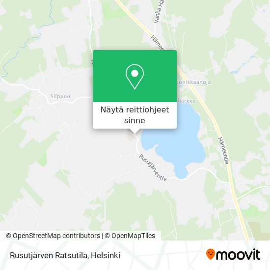 Rusutjärven Ratsutila kartta