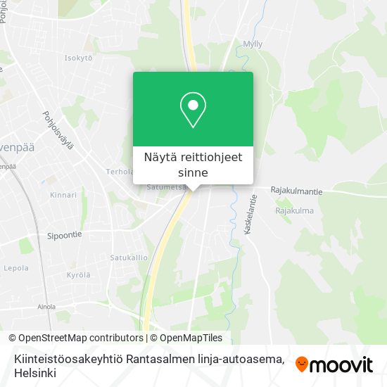 Kiinteistöosakeyhtiö Rantasalmen linja-autoasema kartta
