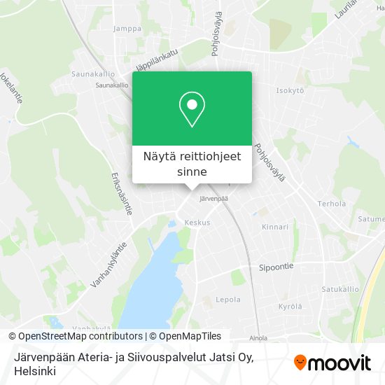 Järvenpään Ateria- ja Siivouspalvelut Jatsi Oy kartta