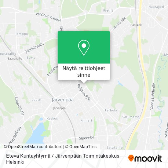 Eteva Kuntayhtymä / Järvenpään Toimintakeskus kartta